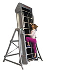 Laddermill rotating climbin equipment, Brewer Fitness