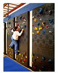 Ledgewall, Brewer Fitness climbing equipment