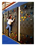 Ledgewall, Brewer Fitness climbing equipment